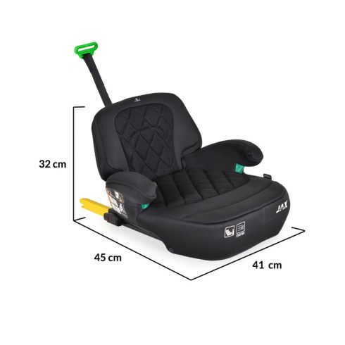 Cangaroo Jax i-Size ülésmagasító 125-150cm  isofix - Fekete