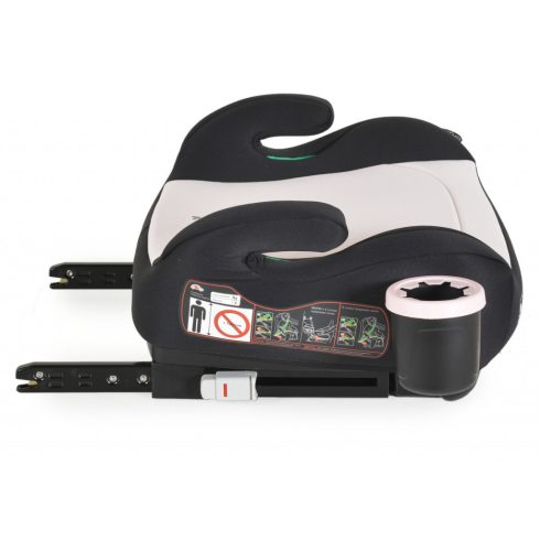 Cangaroo I-Swift i-Size ülésmagasító 125-150 cm pohártartóval - Fekete/rózsaszín 