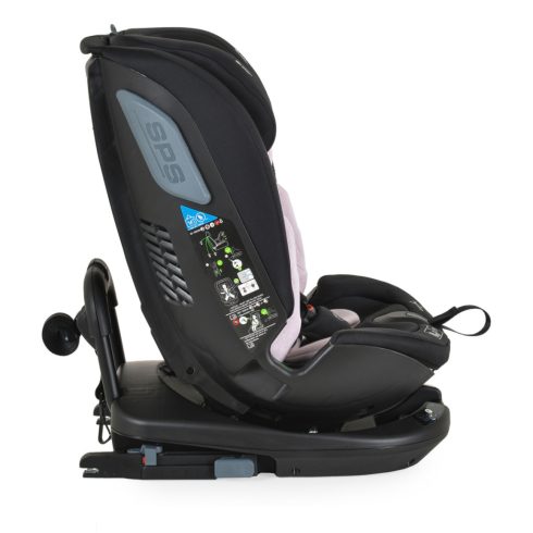 Cangaroo Gravity I-Size 360°-ban forgatható ISOFIX gyermekülés (40-150 cm) - Rózsaszín