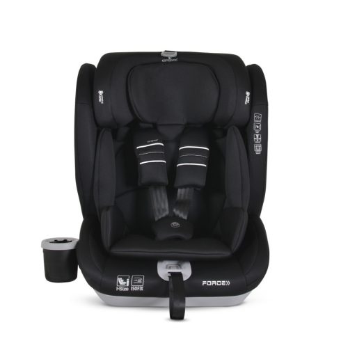 Cangaroo  Force Autosjedalica IsoFix , 76-150 cm - Crna