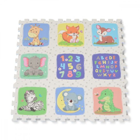 Moni Toys szivacs puzzle 9 db-os - Safari