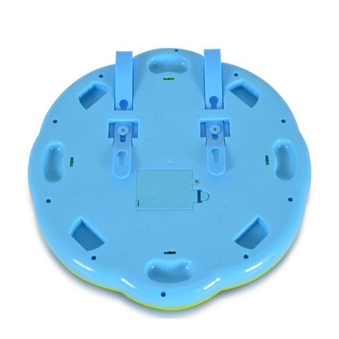 Műanyag zenélő activity asztal - kék/zöld