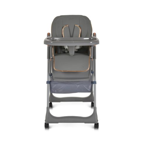 Moni LINDO multifunkciós etetőszék (ajándék szilikon előke, kanál és villa) - Szürke