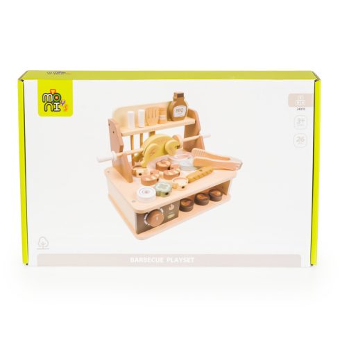 Moni Toys Fajáték barbecue szett