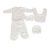 Cangaroo Welcome Angel pamut 5 részes baba szett (56) fehér/rózsaszín