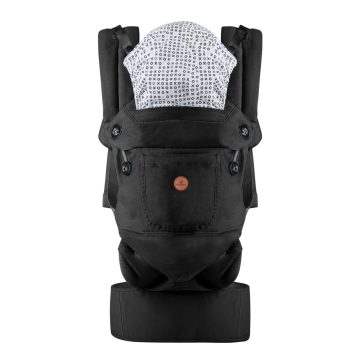   Cangaroo Bora bébi hordozó/kenguru 3 poziciós 15 kg - Fekete