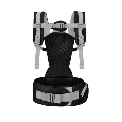 Cangaroo MISTRAL bébi hordozó 3 pozíciós, ergonomikus, hálós fekete
