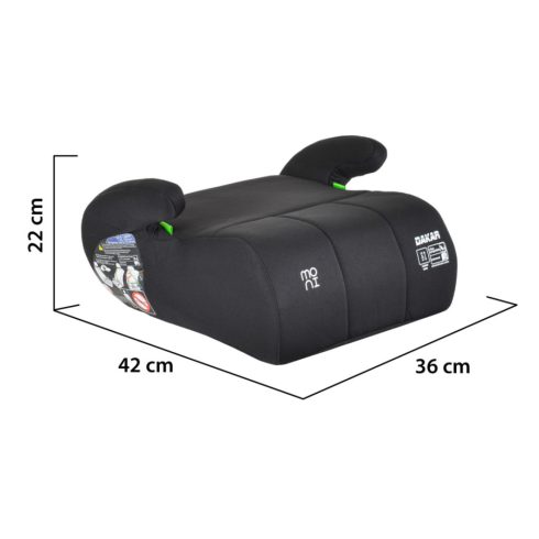Moni Dakar Basic i-Size ülésmagasító 125-150 cm  - Fekete
