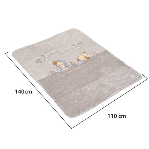 Cangaroo Takaró Softy Lovely day 110x140cm - szürke
