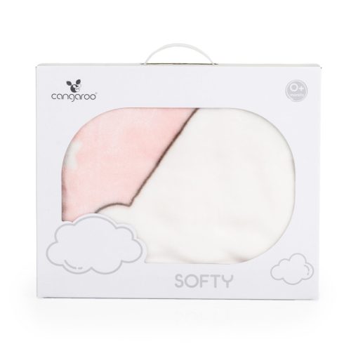 Cangaroo Softy pihe puha takaró 80x110 cm - Sweet hugs rózsaszín 