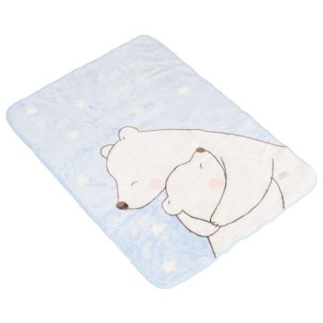 Cangaroo Softy pihe puha takaró 80x110 cm - Sweet hugs kék
