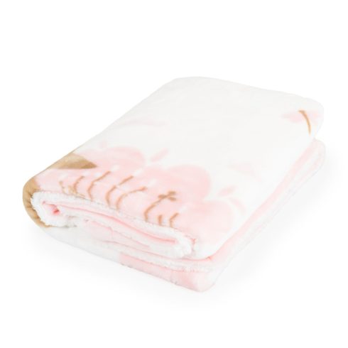 Cangaroo Baba takaró Little Friends 80x110 cm - rózsaszín 