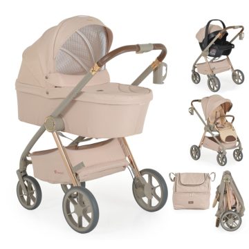 Cangaroo Unique 3:1 multifunkciós babakocsi 22kg-ig - Beige