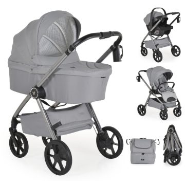   Cangaroo Unique 3:1 multifunkciós babakocsi 22kg-ig - Silver