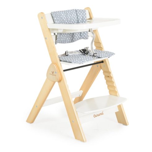 Cangaroo Caramel fa etetőszék - Fehér