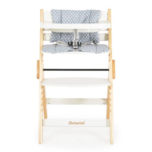Cangaroo Caramel fa etetőszék - Fehér