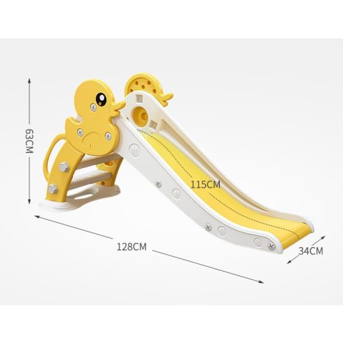 Moni csúszda 115cm - Little Duck szürke 