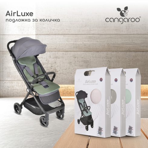 Cangaroo Airluxe izzadásgátlós babakocsi betét - szürke