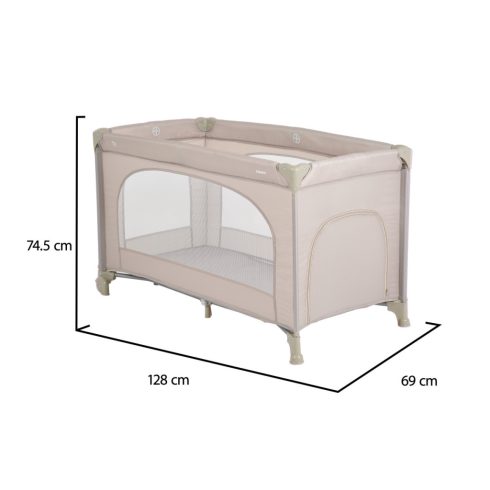 Moni Uno 1 szintes utazóágy - bézs