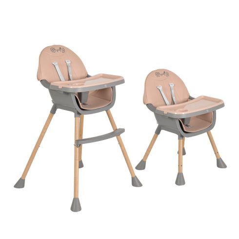 Moni Biscotti 2in1 fix etetőszék - Rózsaszín