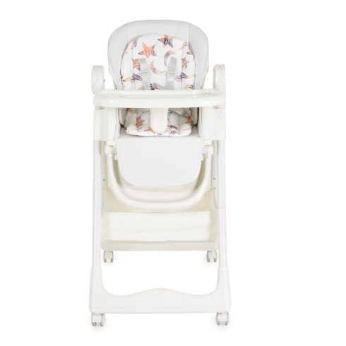 Moni SURPRISE multifunkciós etetőszék (ajándék szilikon tányérral, evőeszközzel, előkével) - Fehér 