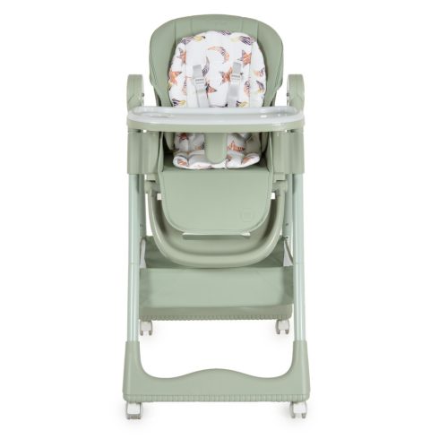 Moni SURPRISE multifunkciós etetőszék (ajándék szilikon tányérral, evőeszközzel, előkével) - Zöld