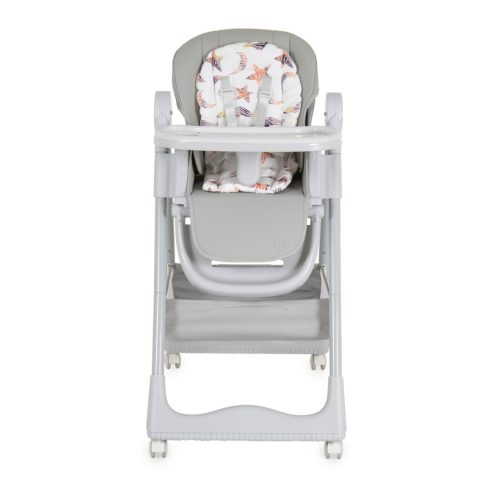 Moni SURPRISE multifunkciós etetőszék (ajándék szilikon tányérral, evőeszközzel, előkével) - Szürke 