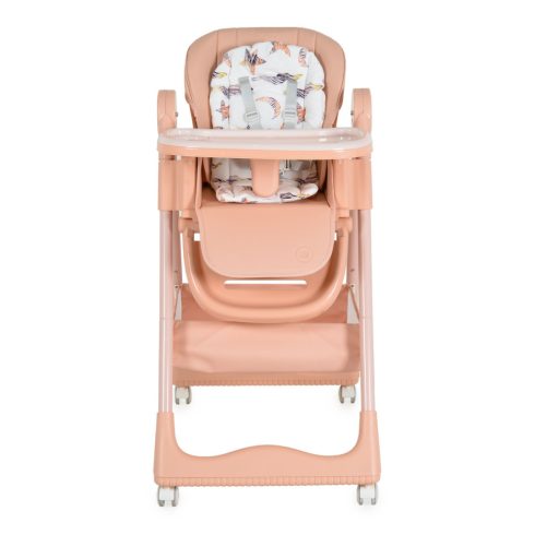 Moni SURPRISE multifunkciós etetőszék (ajándék szilikon tányérral, evőeszközzel, előkével) - Pink