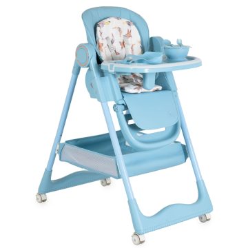   Moni SURPRISE multifunkciós etetőszék (ajándék szilikon tányérral, evőeszközzel, előkével) - Kék