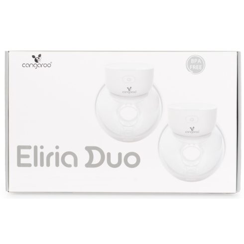 Cangaroo Eliria Duo kéz nélküli elektromos mellszívó - Fehér 