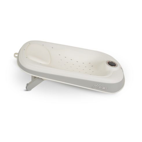 Cangaroo Havana babatartó kádba vízhőmérővel - fehér/szürke