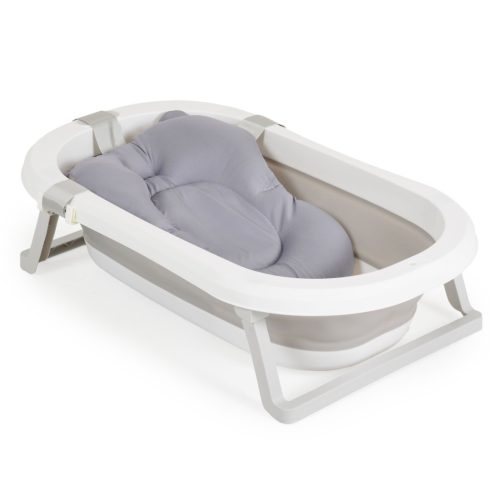 Moni Palma összecsukható kád fürdetőpárnával - szürke 