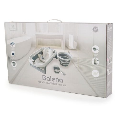 Cangaroo BALENA összecsukható fürdető szett - szürke