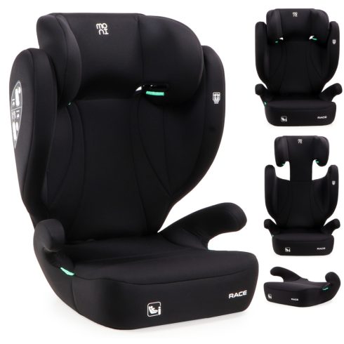 Moni Race biztonsági autósülés I-Size 100-150cm - fekete