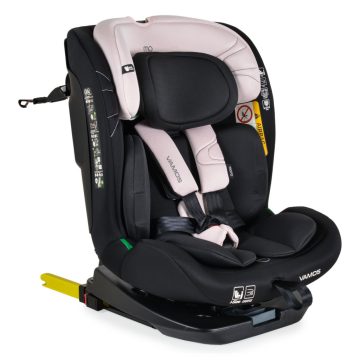   Moni Vamos Isofix autós ülés 360 forgatható (40-150 cm) - Baby pink