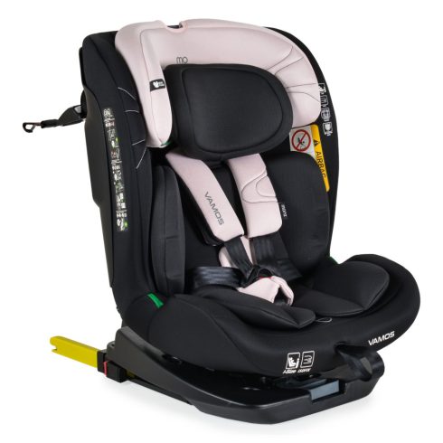 Moni Vamos Isofix autós ülés 360 forgatható (40-150 cm) - Baby pink