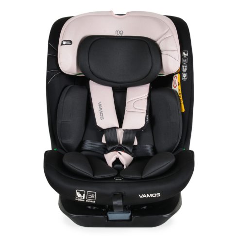 Moni Vamos Isofix autós ülés 360 forgatható (40-150 cm) - Baby pink
