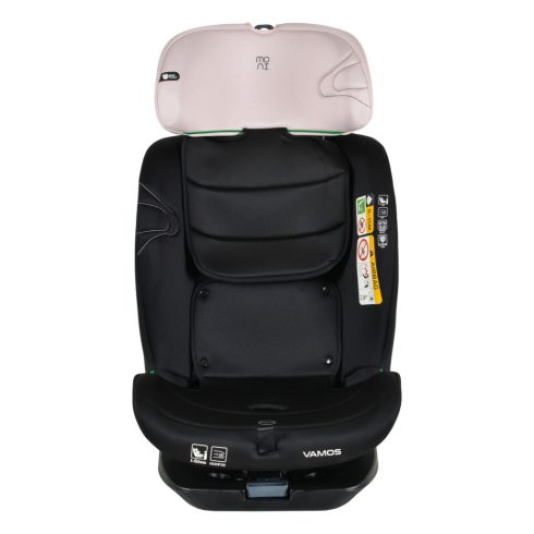 Moni Vamos Isofix autós ülés 360 forgatható (40-150 cm) - Baby pink