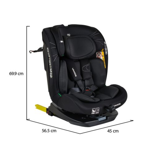 Moni Vamos Isofix autós ülés 360 forgatható (40-150 cm) - Intence Black