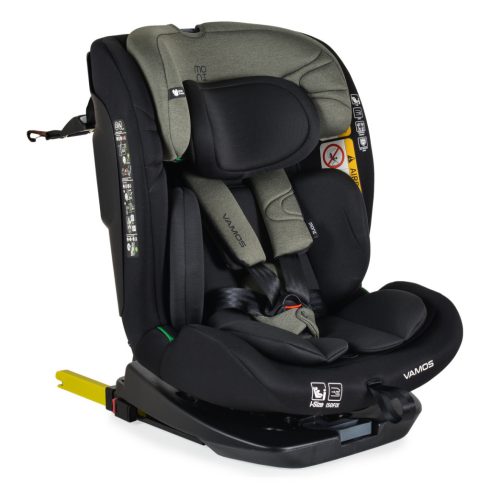 Moni Vamos Isofix autós ülés 360 forgatható (40-150 cm) - Military green