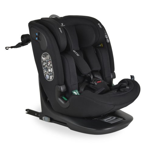 Cangaroo GTS Prémium 360° fokban forgatható autósülés (40-150cm) - Fekete