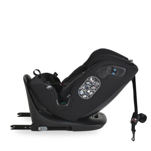 Cangaroo GTS Prémium 360° fokban forgatható autósülés (40-150cm) - Fekete