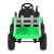 Moni Dallas elektromos traktor utánfutóval 140 cm - Zöld