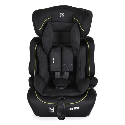 Moni Flex biztonsági autósülés 76-150cm - Fekete/zöld 