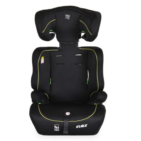 Moni Flex biztonsági autósülés 76-150cm - Fekete/zöld 