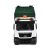 Szemétszállító autó hanggal és fénnyel - fehér/zöld