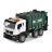 Szemétszállító autó hanggal és fénnyel - fehér/zöld