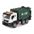Szemétszállító autó hanggal és fénnyel - fehér/zöld