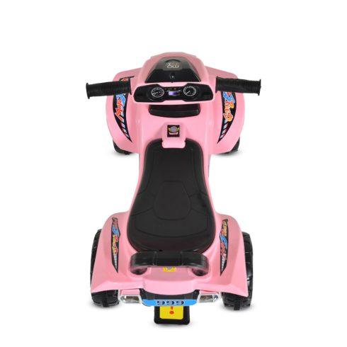 Moni No Fear ráülős kis quad bébitaxi - rózsaszín 