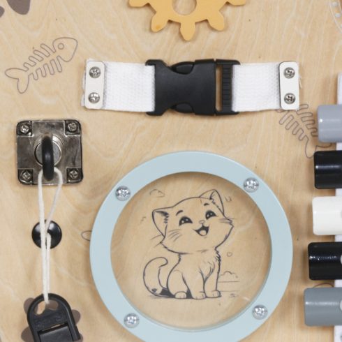 Moni Toys Montessori matatófal Macska